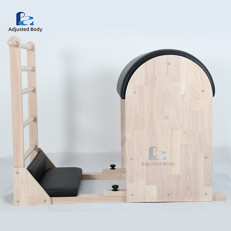 Oak Barrel & Wooden Ladder — 1
